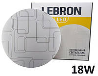 Світильник LED GRAFIT 18W 4100K коло накл.1260Lm (d-240mm) 15-23-72 LEBRON