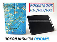 Женский чехол с рисунком на Pocketbook 616, 627, 632 (Покетбук Сакура)