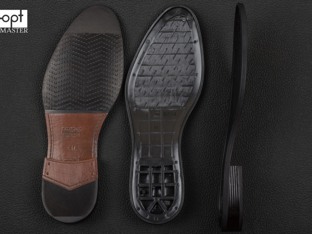 Підошва для взуття чоловіча DUK-3 (ДЮК-3) чорний + коричневий