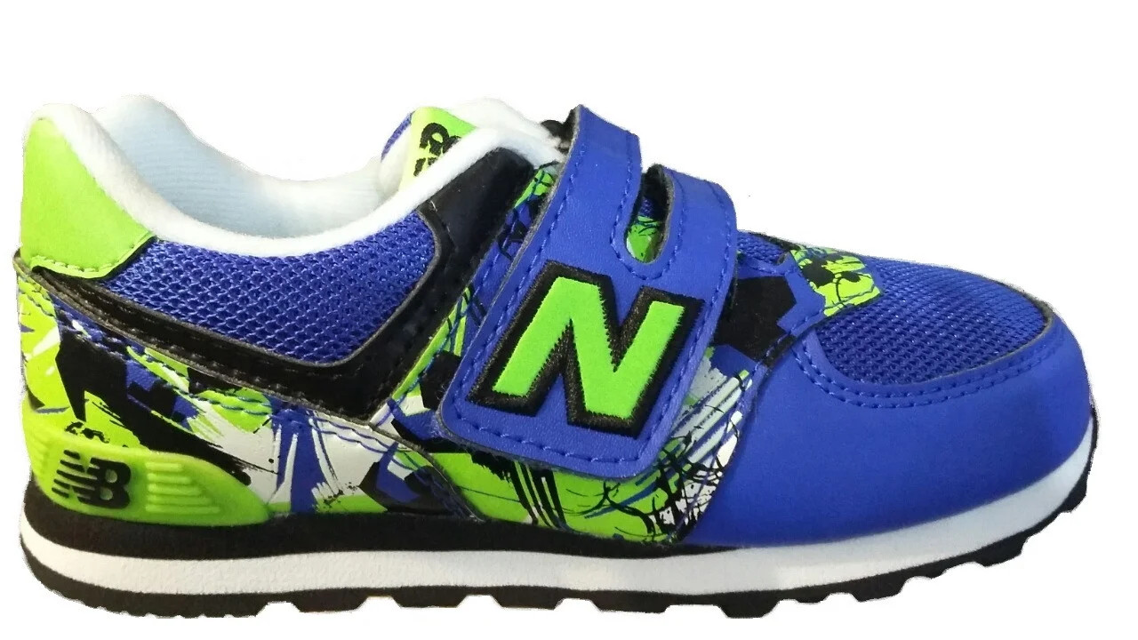 Кросівки дитячі New Balance KG574TNI LIFESTYLE колір: синій/зелений