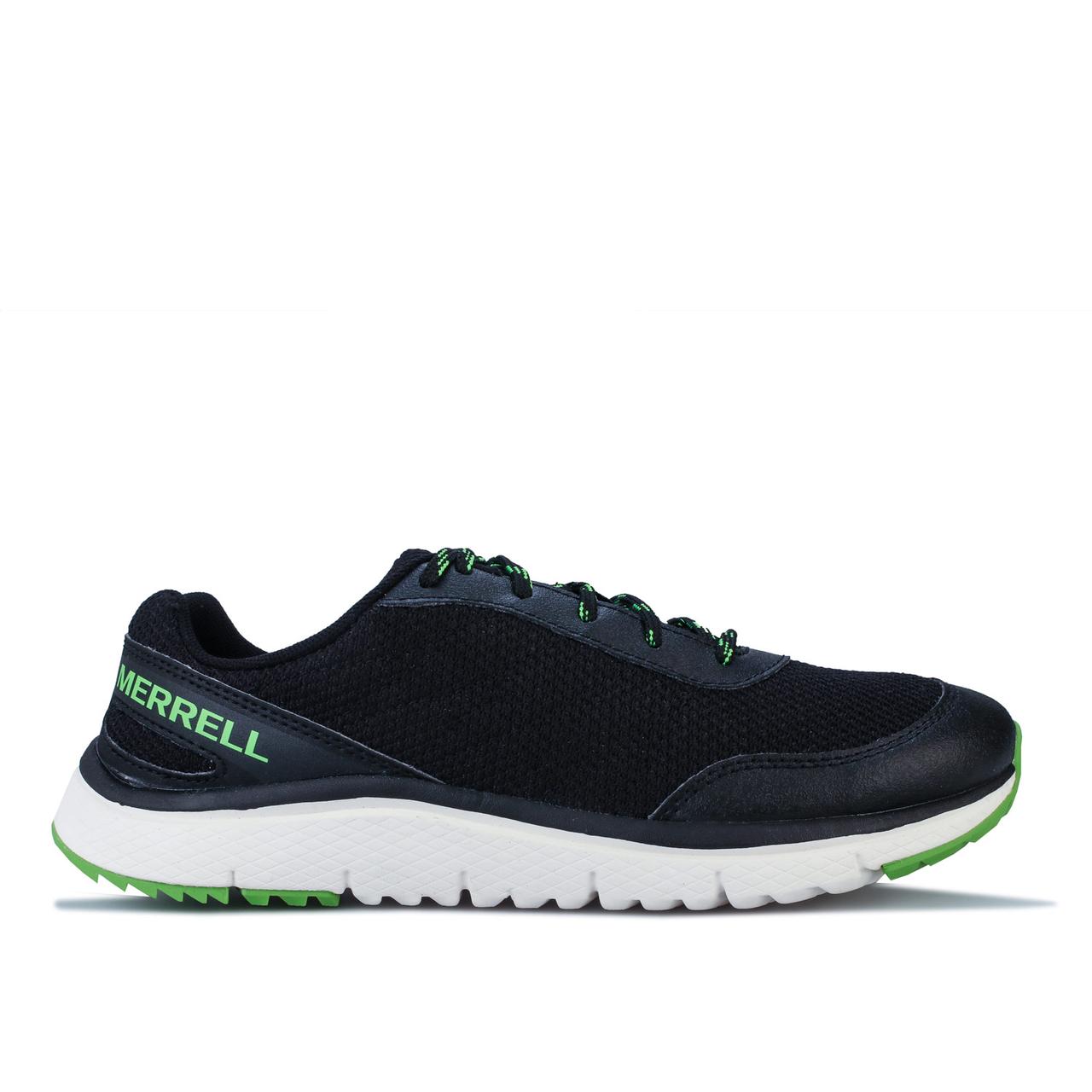 Кросівки чоловічі для бігу Merrell J066185 OVEREDGE колір: чорний/зелений