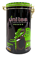 Чай зеленый цейлонский листовой 300 г железная банка Unitea GREEN TEA GP1 GUN POWDER