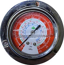 Манометр гліцеринового високого тиску R134a / R407c / R404a / R22 для панельного посилення HONGSEN