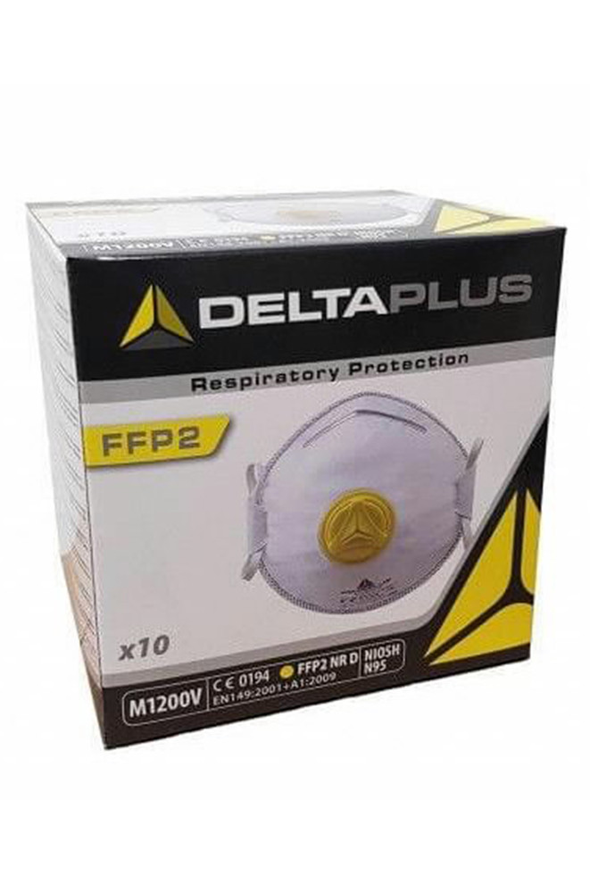 Респіратор із клапаном видиху Delta Plus M1200VW FFP2 10шт 142039P, фото 1