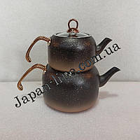 Двохярусний чайник OMS 8250-L-Bronze 1,2л\2,5 л