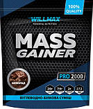 Високовуглеводний гейнер для набору ваги Willmax Mass Gainer 2000 г, фото 4