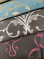 Шторная ткань завитки турецкая жаккардовая ткань для штор с рисунком в зал гостинную с узором и завитками