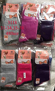 Шкарпетки дитячі демісезонні бавовна Корона, 31-34 розмір, асорті, 3118