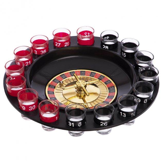 Настольная игра Алко Рулетка Drinking Roulette Brain Game Set 066 16 рюмок - фото 1 - id-p1558067342