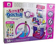 Набір лікаря у валізі Little Doctor рожевий 196695