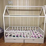 Ліжко будинок дерево, фото 5