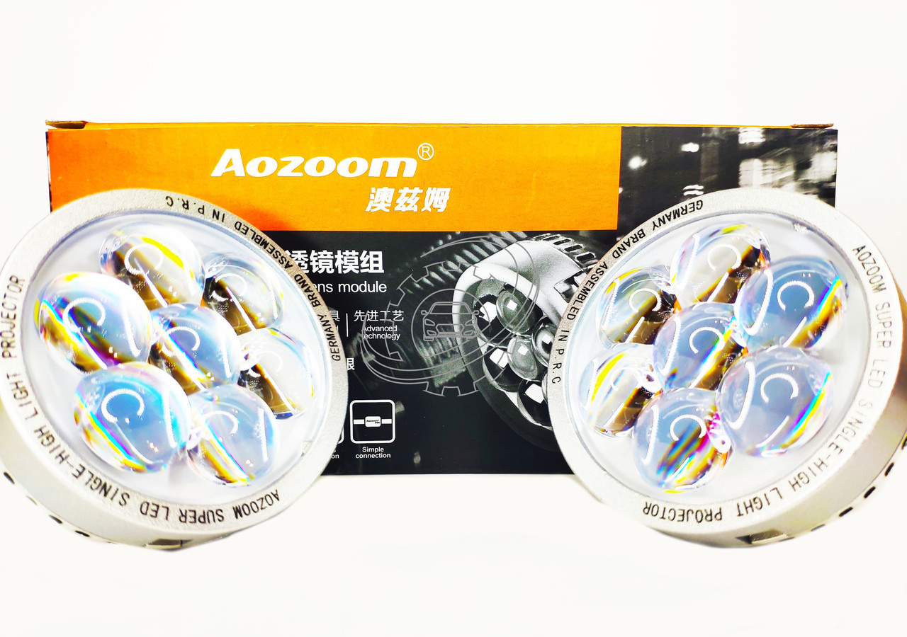 Модуль світлодіодний LED Aozoom прожектор devil eyes 3,0 дюйма 21Вт 12В 5500К