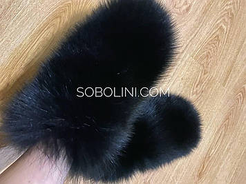 Рукавиці з хутра песця