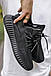 Чоловічі Кросівки Adidas Yeezy Boost 350 Mono Black 41-42-43-44-45, фото 6