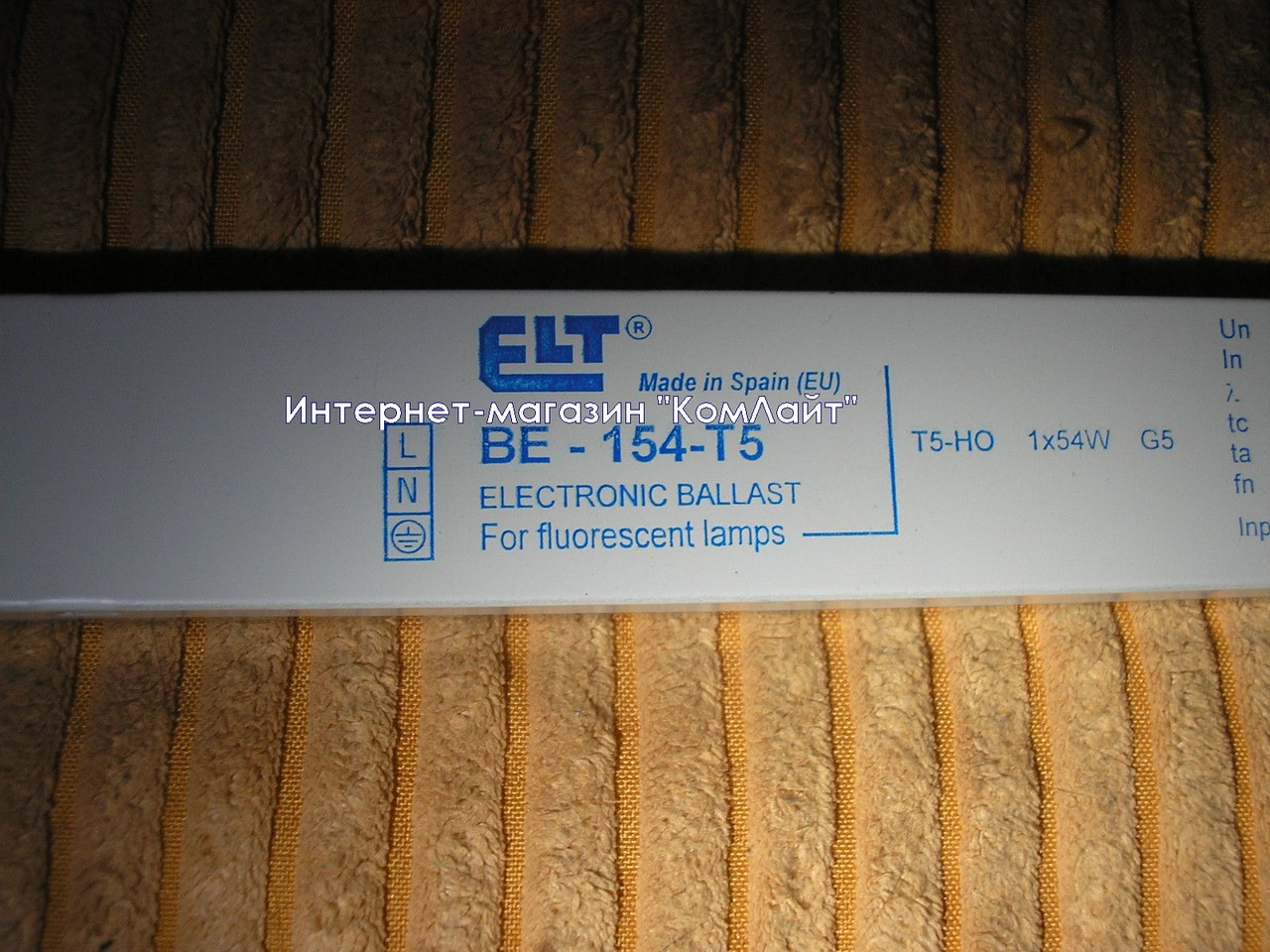 Электронный балласт ELT BE-154-T5 1x54W 220-240V (Испания) - фото 2 - id-p247886874