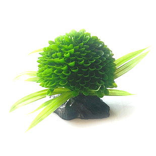 Штучна рослина для акваріума Атман Q-109B з висотою 7.5 см