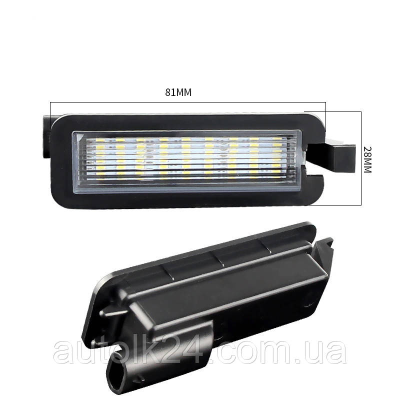 Штатная LED Подсветка номера Jeep Compas