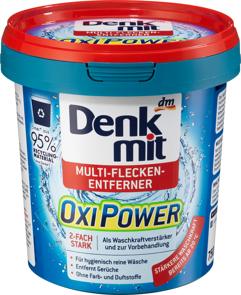 Універсальний - плямовивідник Denkmit Oxi Power для кольорових речей, 750g .