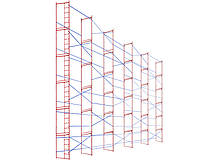 Комплект рамных лесов 12х15 (М)
