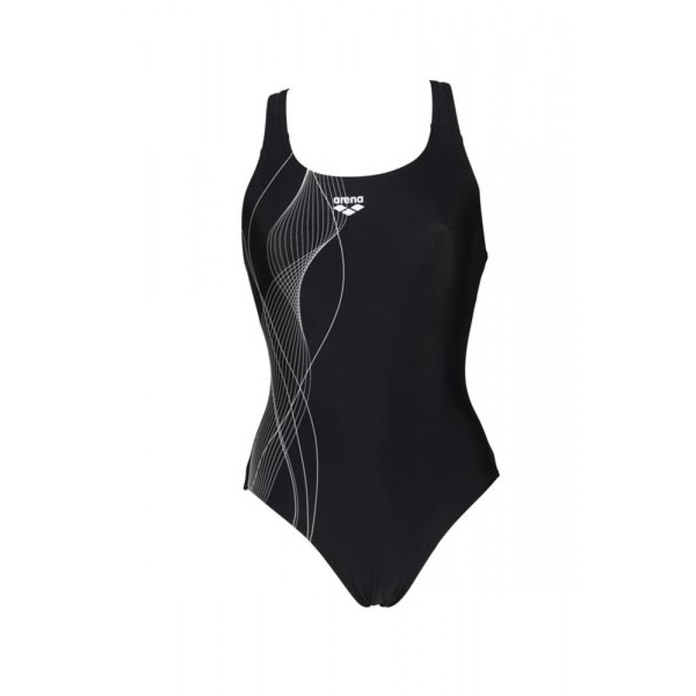 Купальник Arena W GLIDING SWIM PRO ONE PIECE L арт. 004478-510 колір: чорний/білий