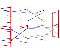 Комплект рамных лесов 4х9 (М)