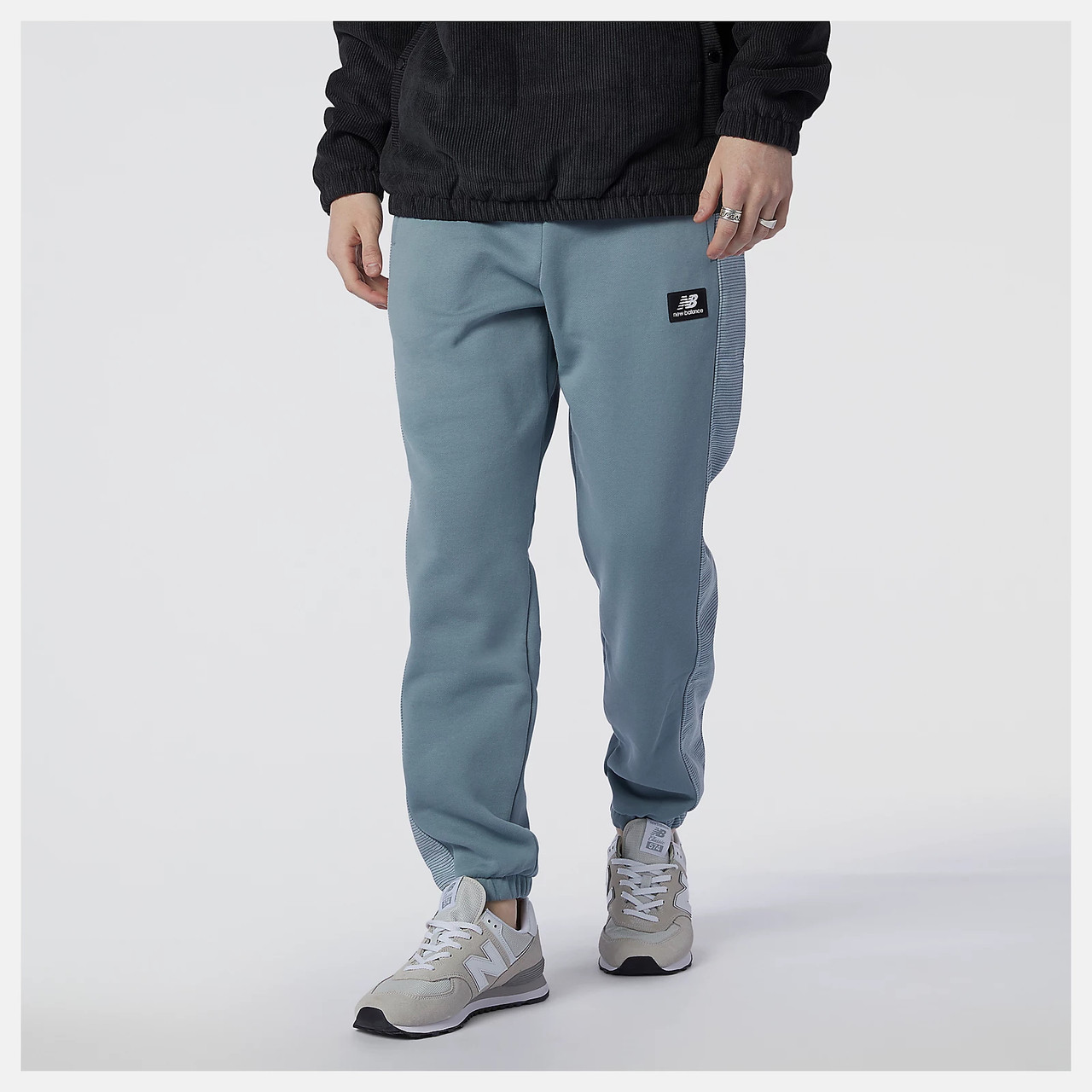 Штани спортивні чоловічі New Balance Athletics арт.MP13512SLA колір: сіро-блакитний