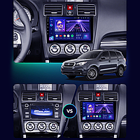 Al Штатна магнітола для Subaru Forester IV Рестайлінг 2015-2016 екран 9" 4/32Gb 4G Wi-Fi GPS Top Android