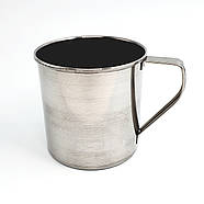 Кухоль із неіржавкої сталі діаметр 9 см — 550 мл, фото 2