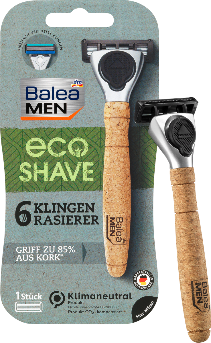 Станок для гоління Balea men Eco Shave 6-Klingen-Rasier