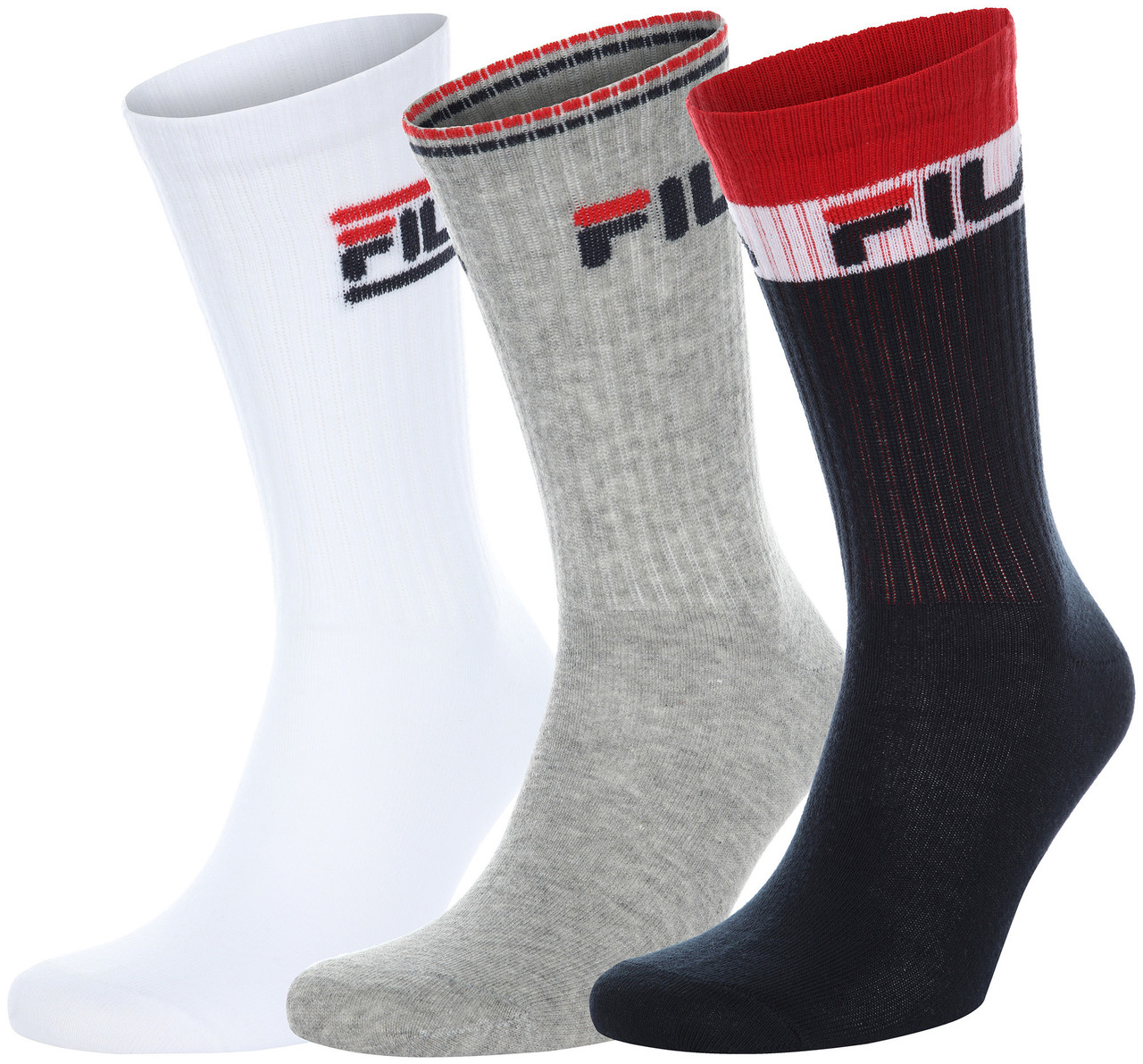 Шкарпетки дорослі FILA Adult socks (3 pairs) арт. 106999-DOS колір: білий/синій
