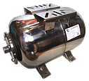 Гидроаккумулятор 24л нержавеющий с из нержавейки горизонтальный GIDROTEH PTH24SS с нержавеющим фланцем, фото 2
