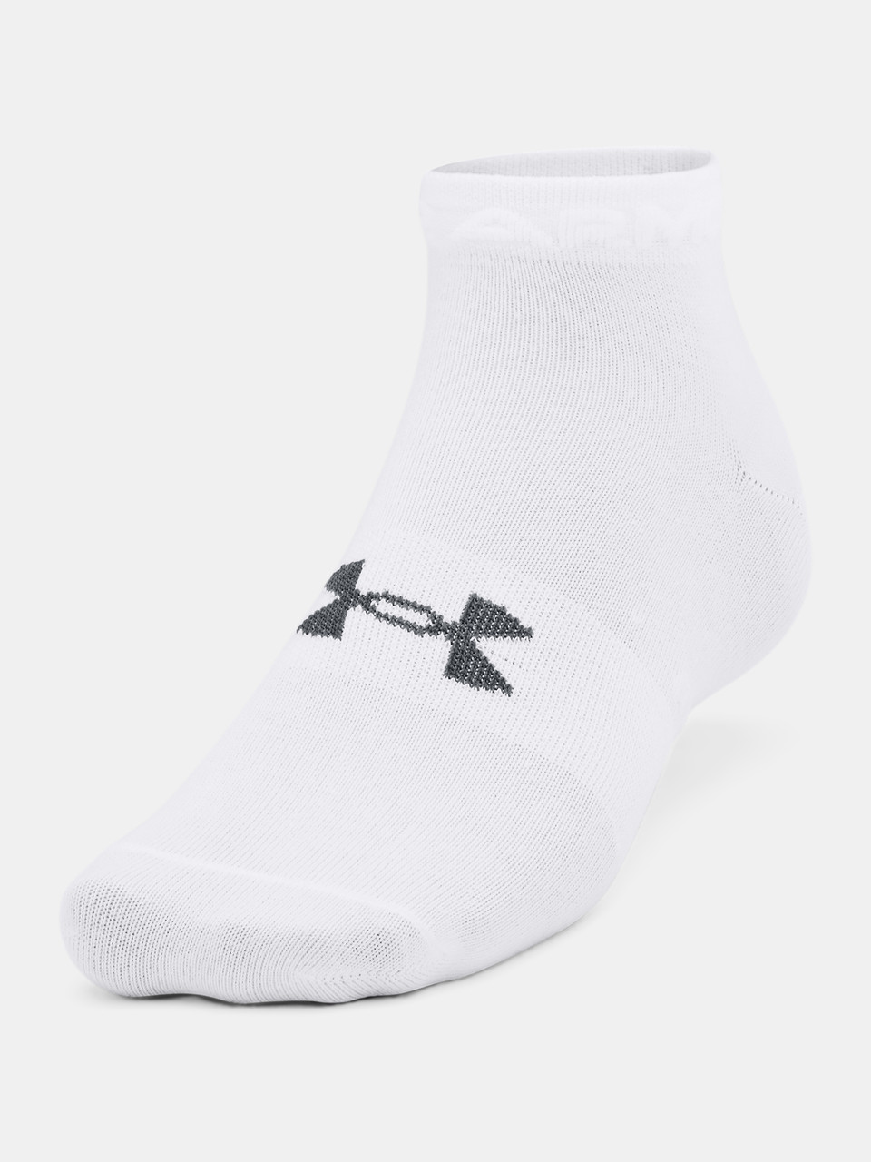 Шкарпетки Under Armour 1365745-100 Essential Low Cut 3Pk колір: білий