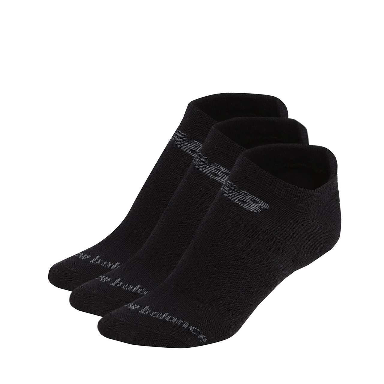 Шкарпетки Prf Cotton Flat Knit No Show 3 Pair NB LAS95123BK колір: чорний