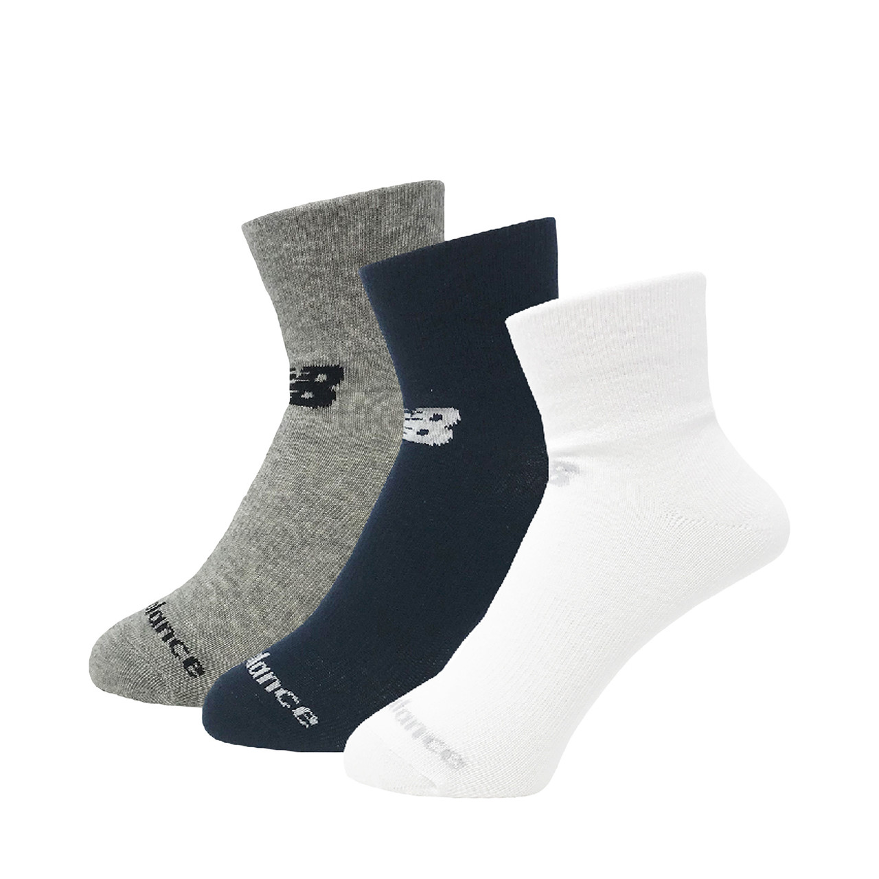 Шкарпетки New Balance Prf Cotton Flat Knit Ankle 3 Pair арт. LAS95233AS1 колір: мульті