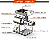 М'ясорубка промислова Vektor HR-32MD Реверс.300 кг/год, фото 7