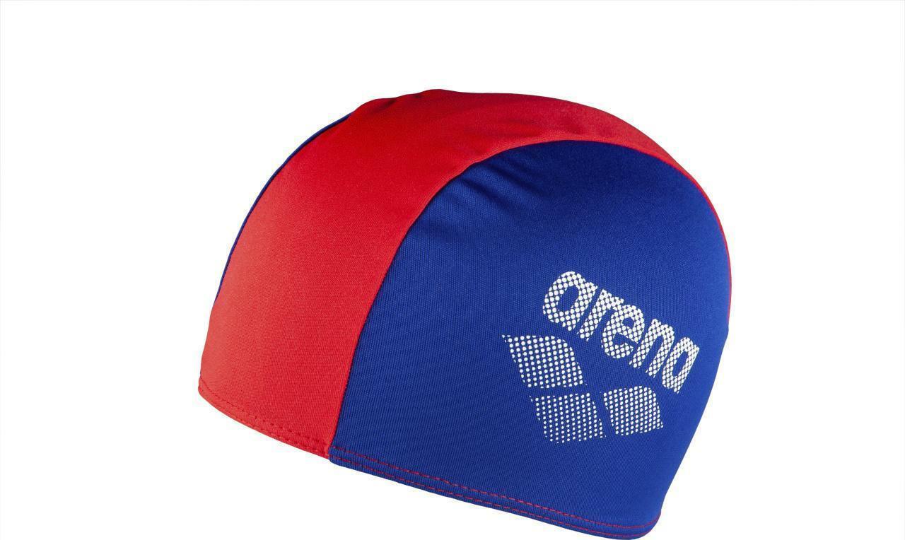 Шапочка дитяча для плавання Arena POLYESTER II JR арт.002468-740 колір: синій/червоний