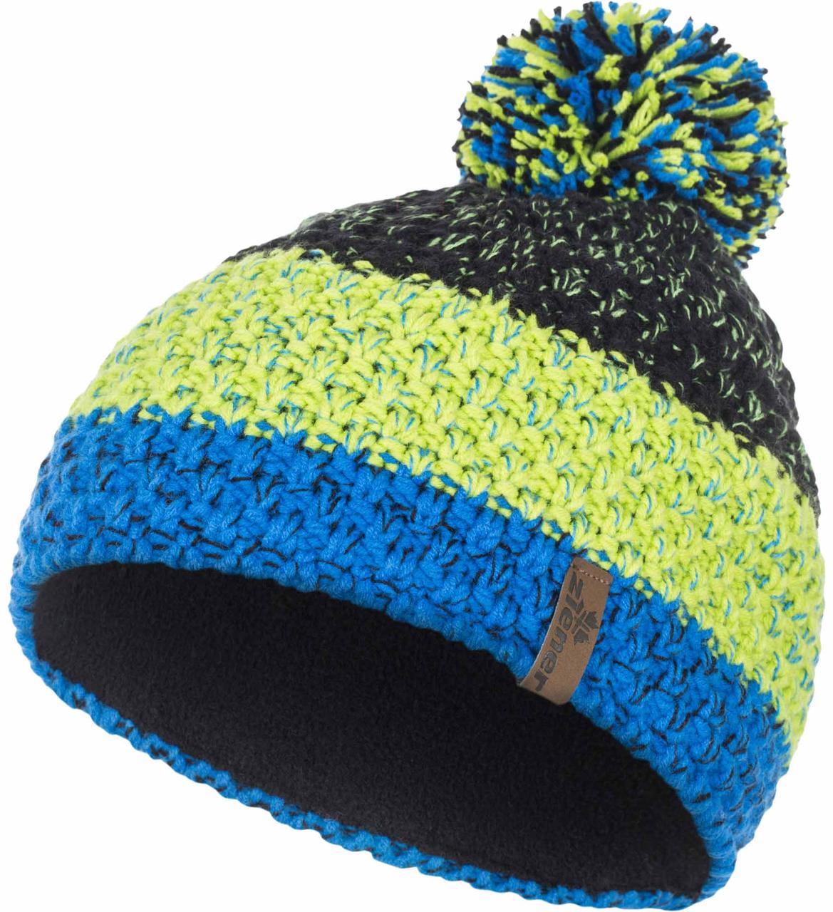 Шапка Ziener INTERCONTINENTAL hat SM арт. 170053-12568 колір: блакитний./сал./чорний