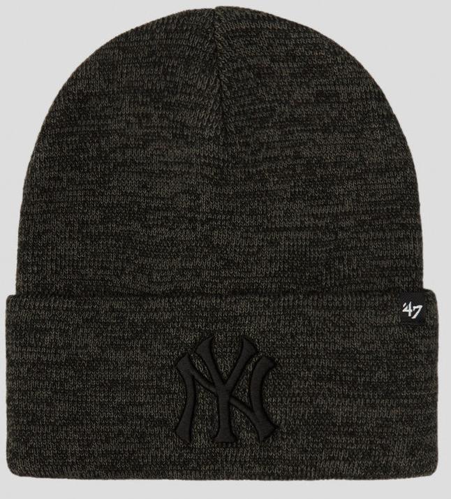 Шапка 47 Brand MLB NEW YORK YANKEES арт. B-TBNCL17XXE-CC колір: сірий/меланж