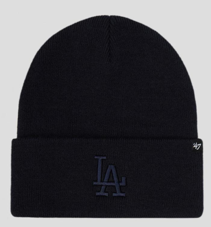 Шапка 47 Brand MLB LOS ANGELES DODGERS арт. B-HYMKR12ACE-NYA колір: темно-синій
