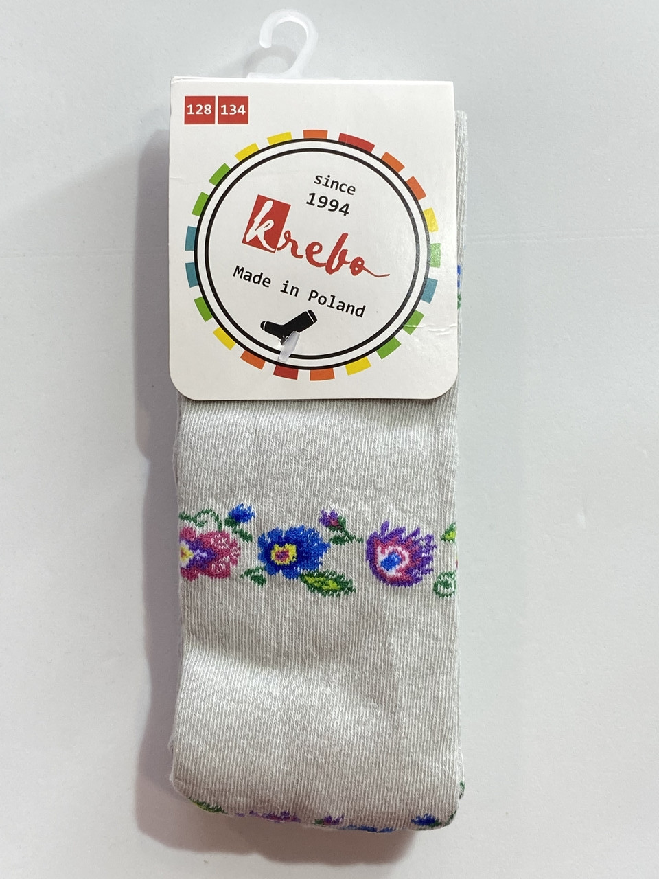 Колготки дитячі для дівчинки Krebo 2011-03 128-134 см Сірий