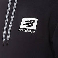 Худі спортивне чоловіче New Balance Essentials ID арт.MT13516BK колір: чорний, фото 4