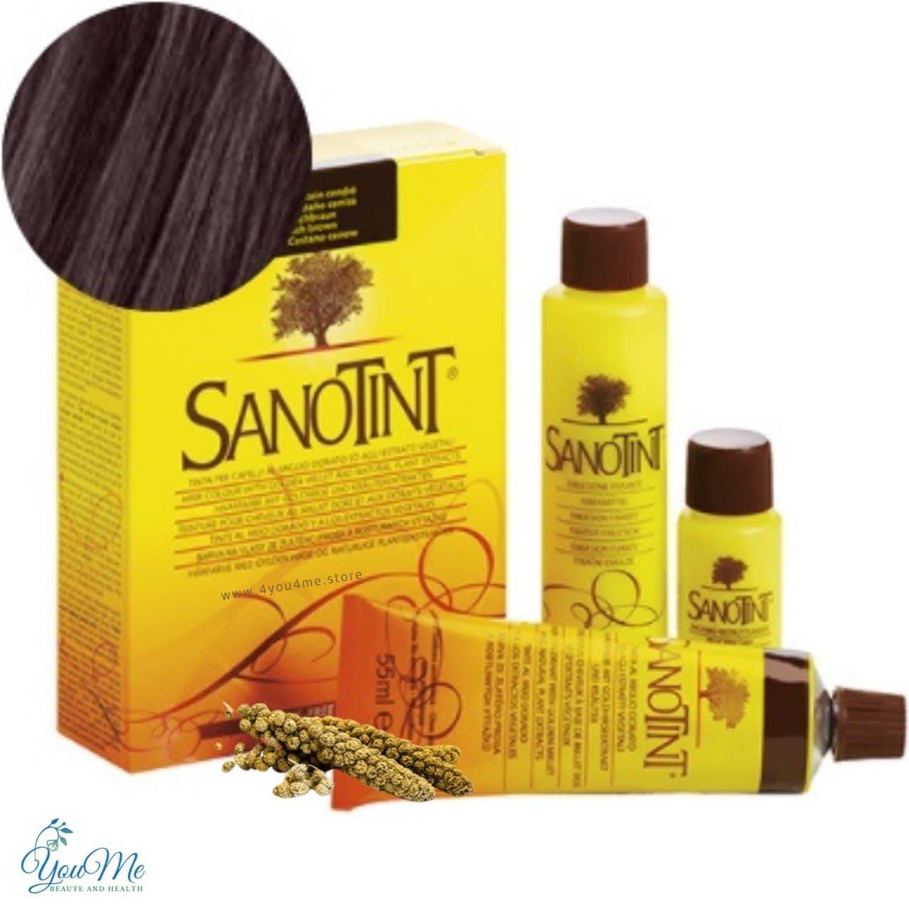 Sanotint Classic Фарба для волосся No07 «Пепельний Каштан» Санотинт Вівасан Швейцарія 125 мл
