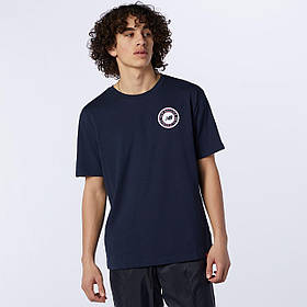 Футболка спортивна чоловіча New Balance Ess Athletic Club Logo арт.MT13535ECL колір: синій