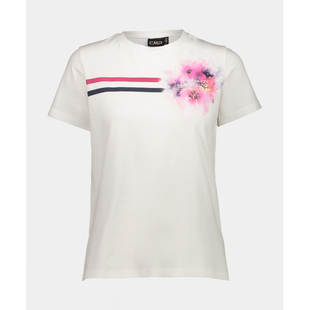 Футболка жіноча CMP WOMAN T-SHIRT арт. 31D8676-A001 колір: б ' янко