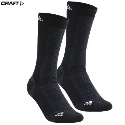 Термошкарпетки CRAFT Warm Mid 2-Pack Sock арт. 1905544-999900 колір: чорний/білий