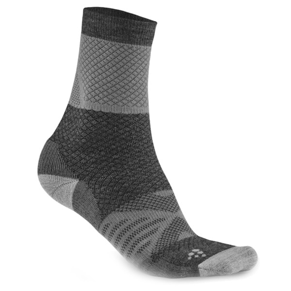 Термошкарпетки CRAFT 1-Pair Wool Warmr Sock арт. 1907901-995900 колір: сірий/чорний
