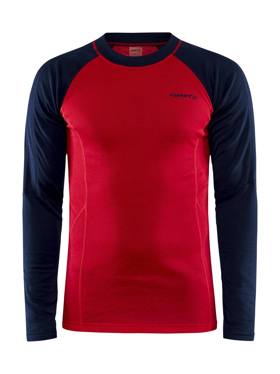 Термобілизна чоловіча (комплект) CRAFT CORE WARM BASELAYER SET арт.1909709-396404 колір: синій/черв.