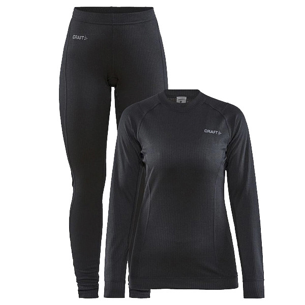 Жіноча Термобілизна (комплект) CRAFT CORE DRY BASELAYER SET W арт. 1909706-999000 колір: чорний