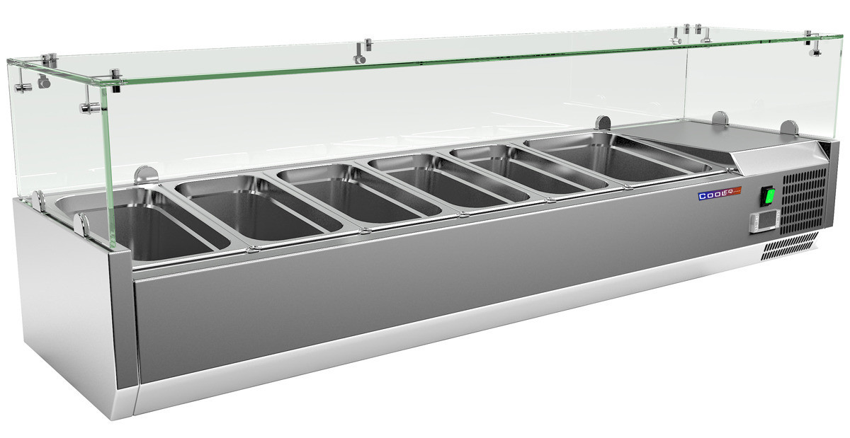 Вітрина холодильна для топінгу Cooleq VRX 1500/380