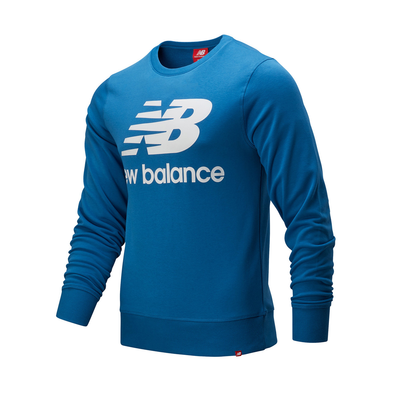 Світшот спортивний чоловічий New Balance ESSENTIALS STACKED LOGO арт. MT91548MAK колір: блакитний